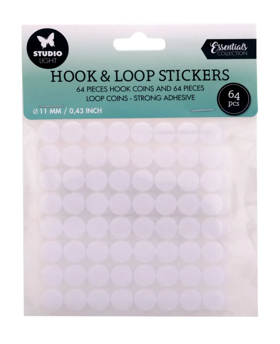Studio Light Essentials Klett-Punkte rund 11 mm 64 Stück