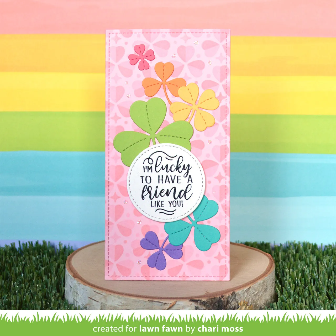 Lawn Fawn Lawn Cuts Lucky Clovers Stanzen Kleeblatt