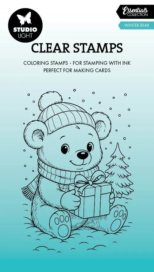 Studio Light Essentials Stempel Winter Bear 74x105 mm