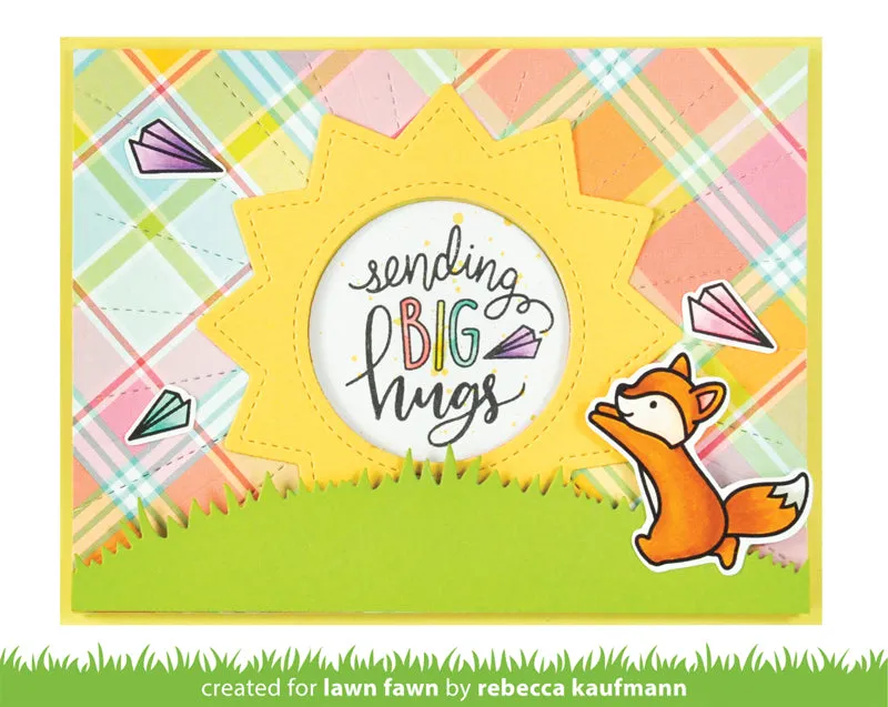 Lawn Fawn Outside In Stitched Sun Stanze Sonne