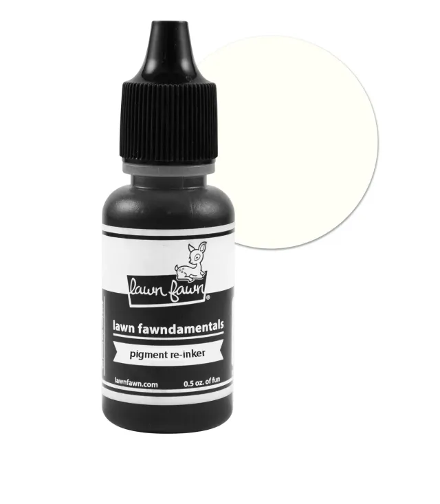 Lawn Fawn Yeti Re-Inker Stempelfarbe Weiß Nachfüller 14ml