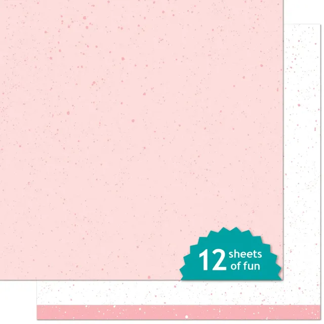 Lawn Fawn Spiffy Speckles Papier Strawberry Frosting
