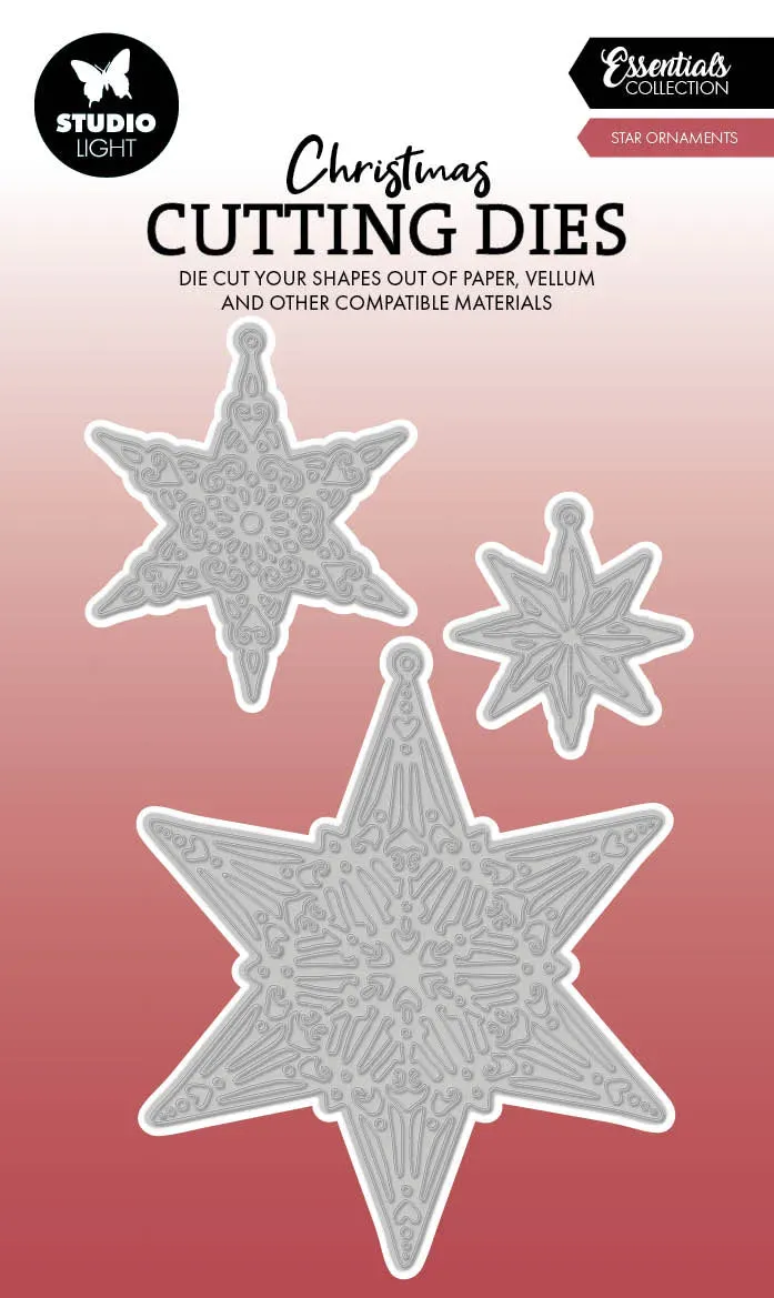 Studio Light Essentials Star Ornaments Stanzschablone Sterne
