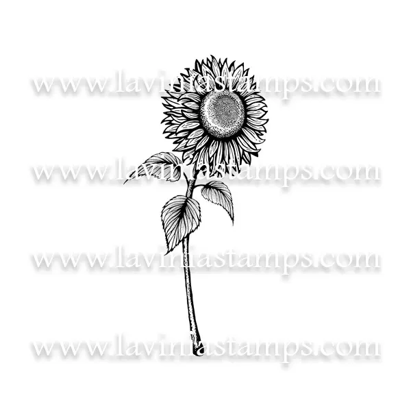 Lavinia Stamps Sunflower 1 Digistamp Download