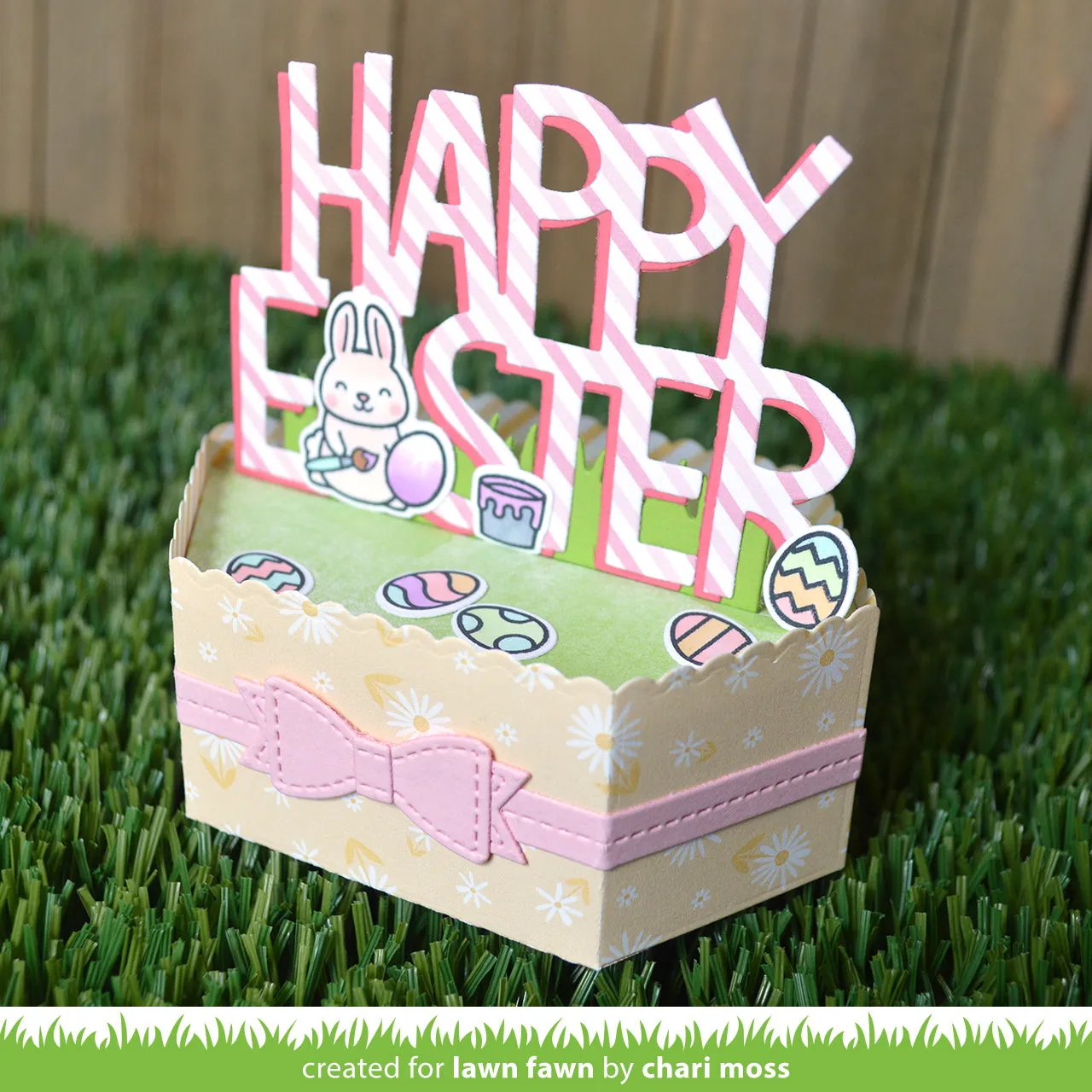 Lawn Fawn Lawn Cuts Giant Happy Easter Stanzen Ostern
