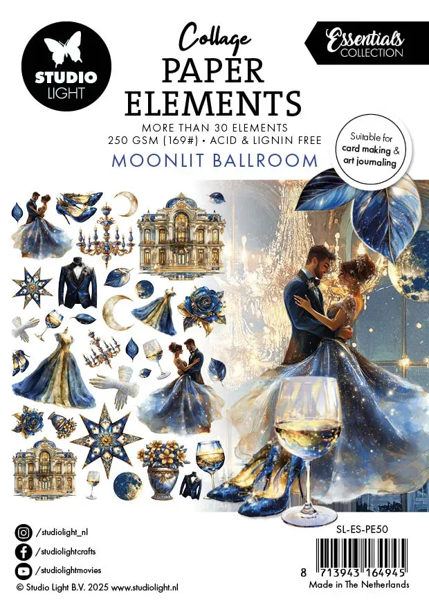 Studio Light Essentials Moonlit Ballroom Papierelemente 35tlg