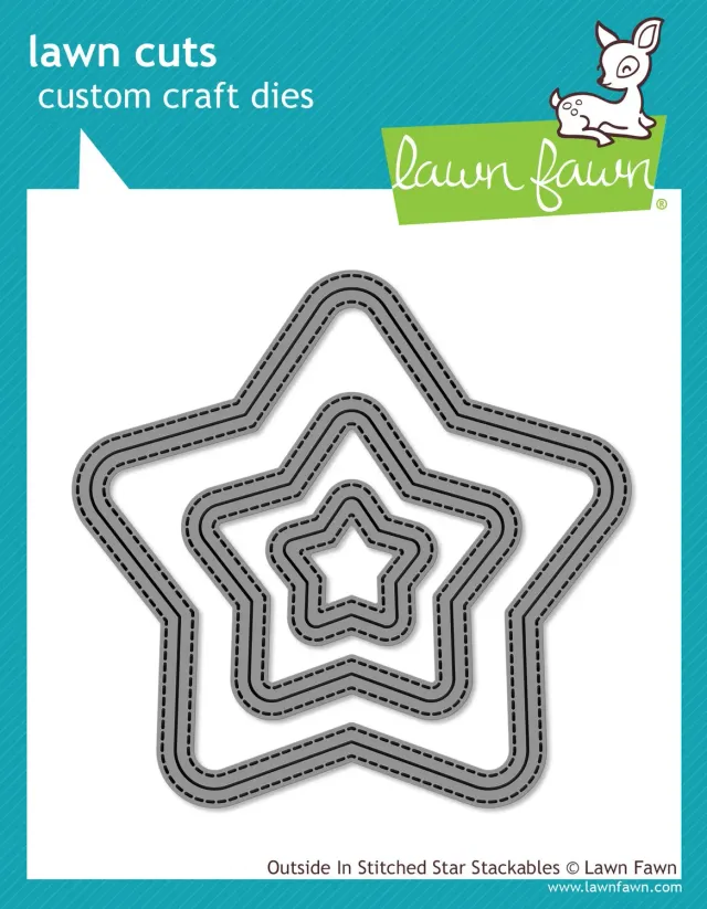 Lawn Fawn Outside In Stitched Star Stackables Stanzen Sterne
