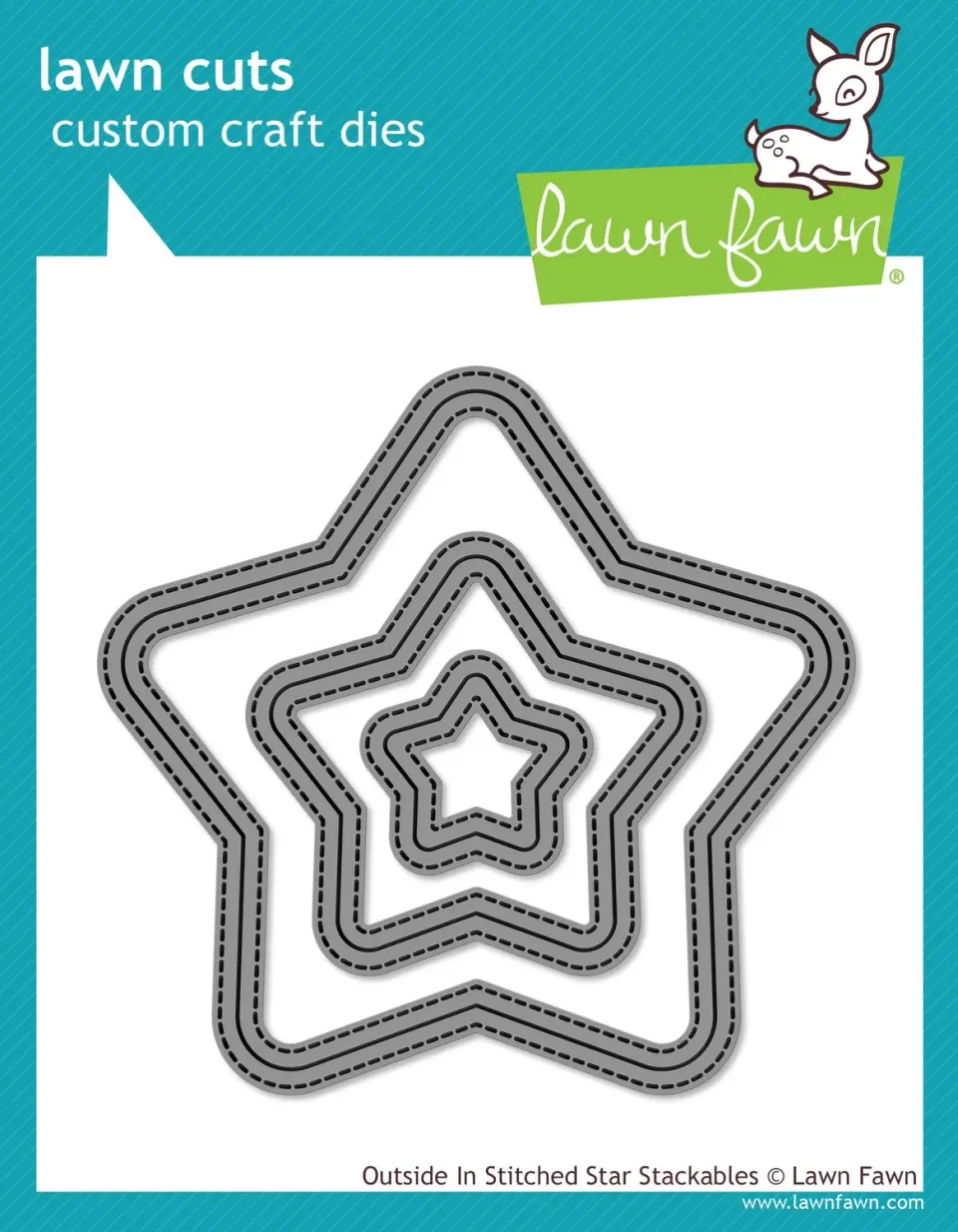 Lawn Fawn Outside In Stitched Star Stackables Stanzen Sterne