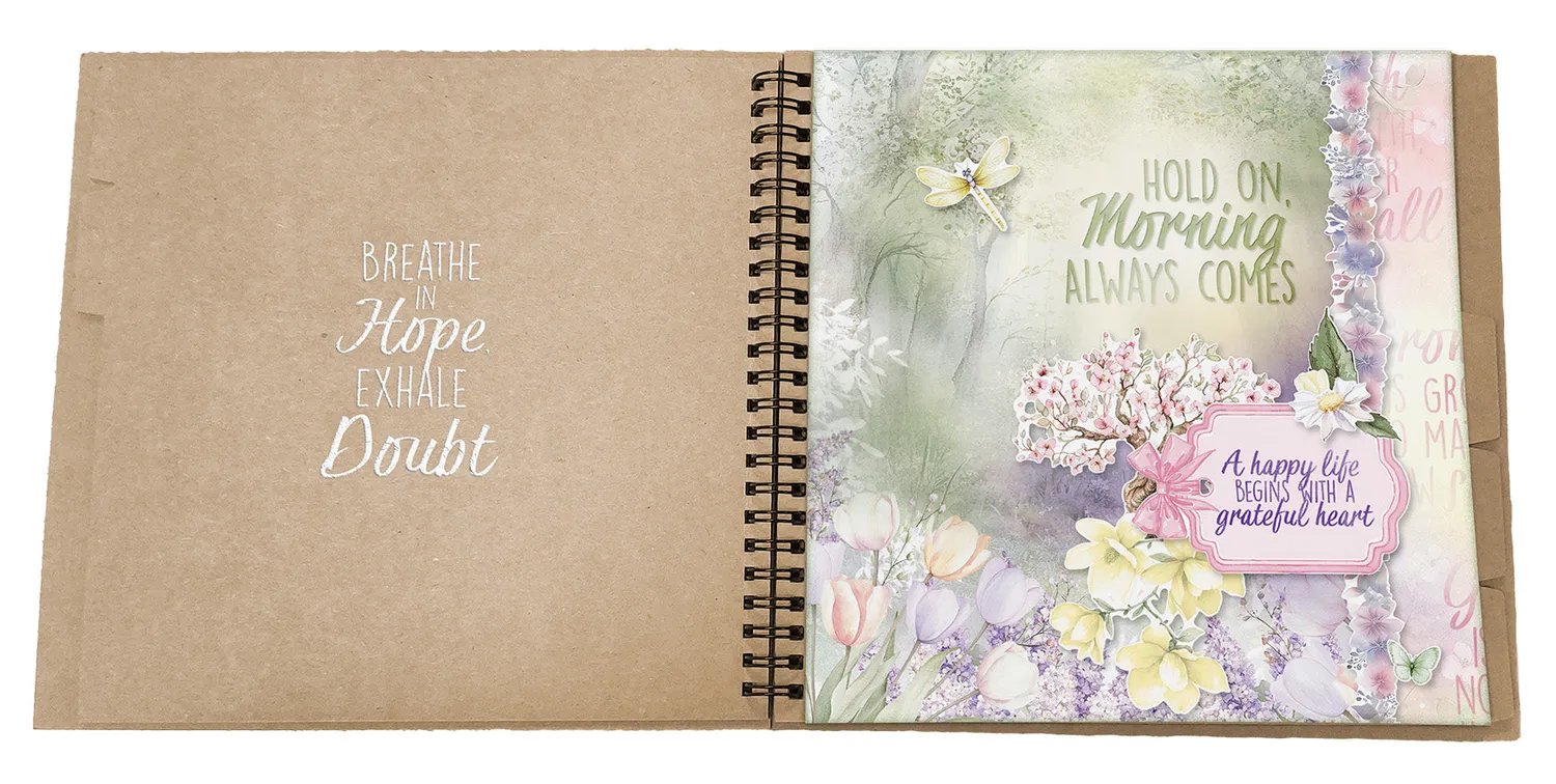 StudioLight Essentials Spiral Journal Kraft 8x8 Inch