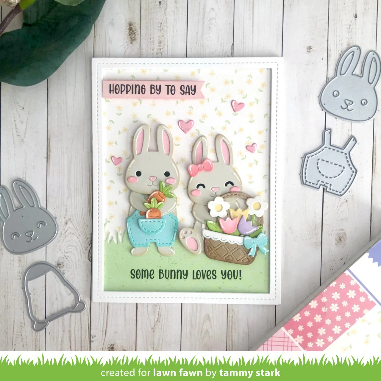Lawn Fawn Build-a-Bunny Accessories Stanzen 16-teilig