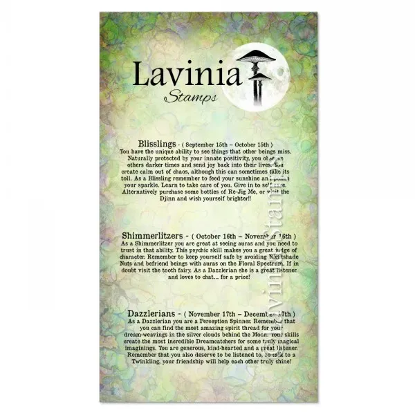 Lavinia Stamps Moon Signs Stempel klar Photopolymer