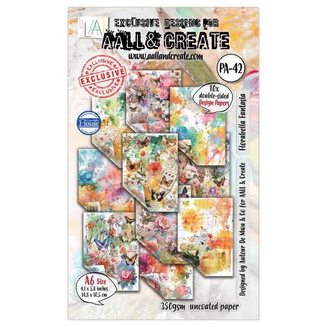 AALL and Create PA-42 Florabella Fantasia Designpapier A6
