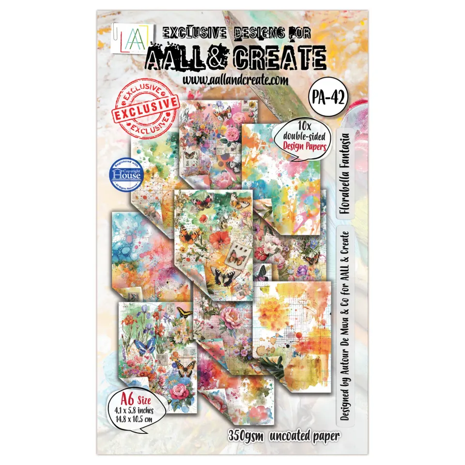 AALL and Create PA-42 Florabella Fantasia Designpapier A6