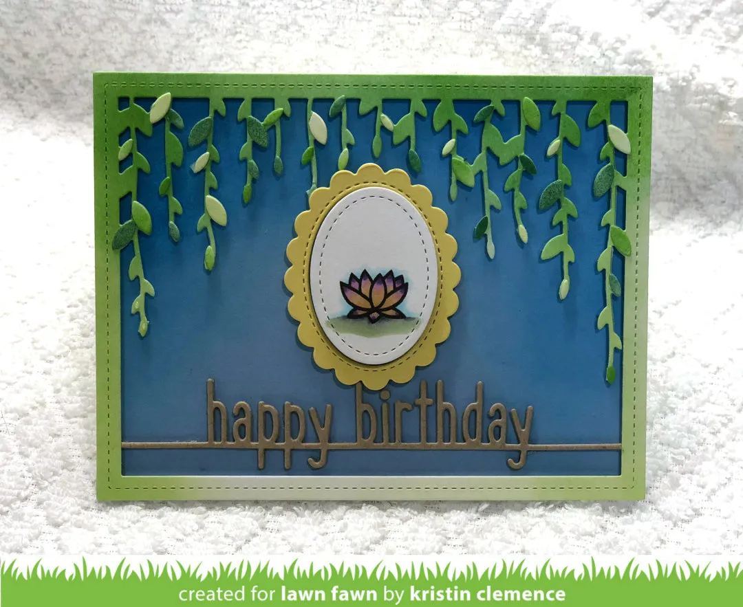 Lawn Fawn LF1615 Happy Birthday Line Border Stanzen