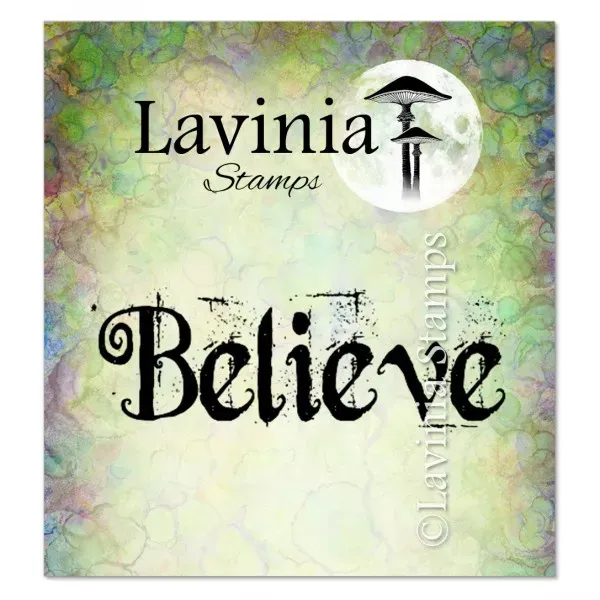 Lavinia Stamps Believe Stempel Schriftzug Photopolymer