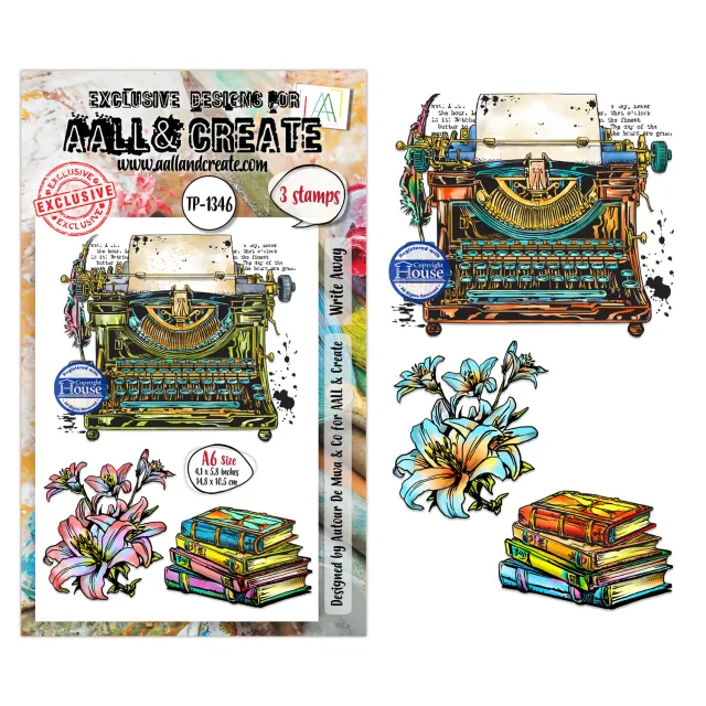 AALL and Create TP-1346 Write Away Stempelset A6 clear