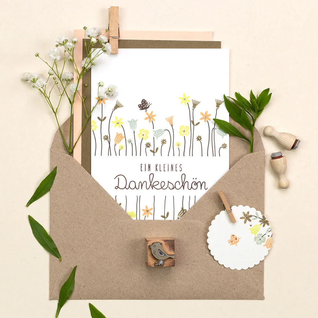 Perlenfischer Bellflower Mini Stempel 10x9 mm Blume