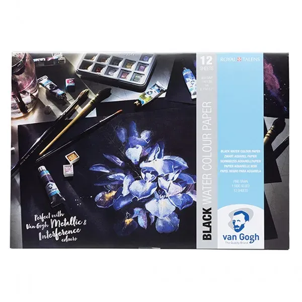 Lavinia Stamps Watercolour Paper Aquarellpapier Schwarz