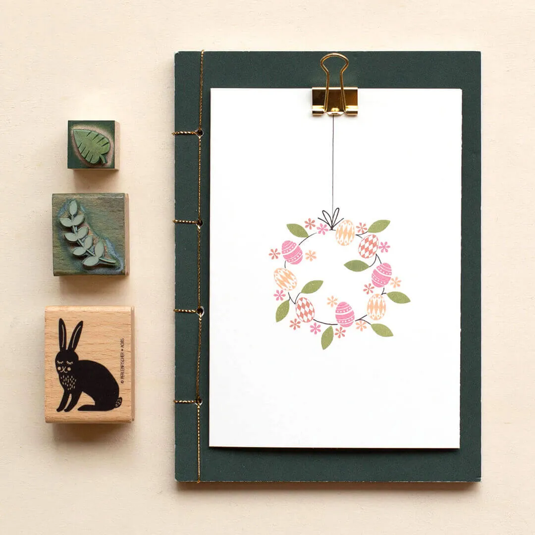 Perlenfischer Schleife mini Stempel 8x11 mm