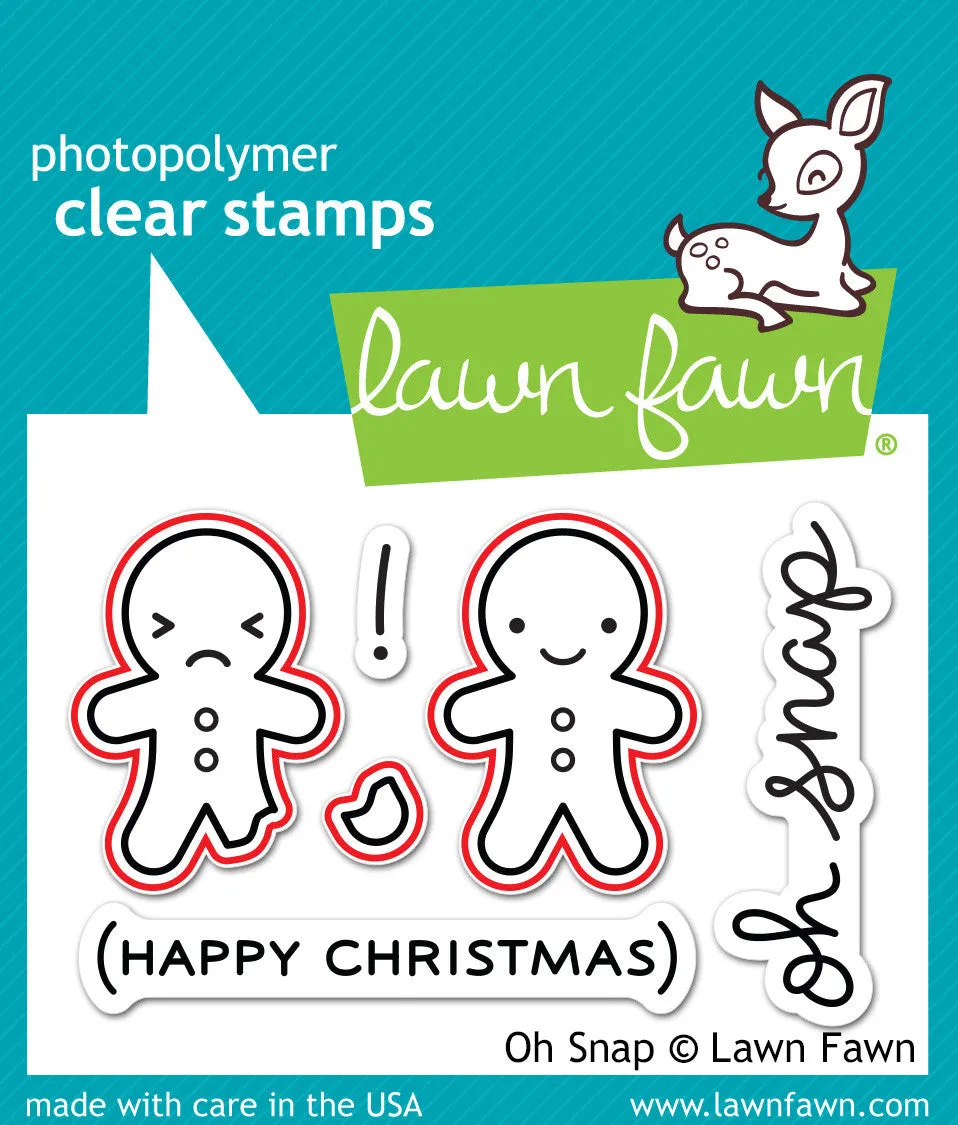 Lawn Fawn Lawn Cuts Oh Snap Stanzschablonen Lebkuchen