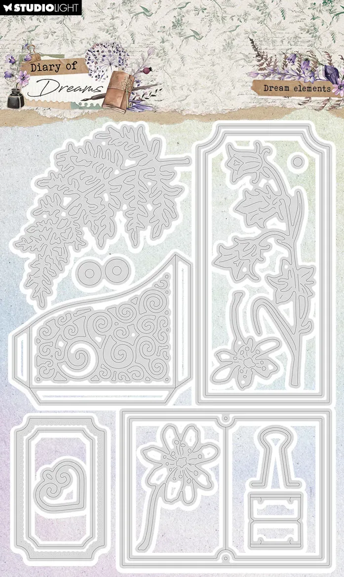 StudioLight Diary of Dreams Dream Elements Stanzschablone 108x151mm