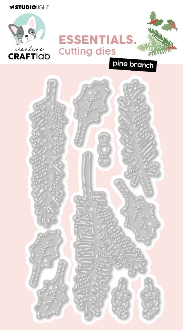StudioLight Creative Craftlab Essentials Stanzschablone Pine branch