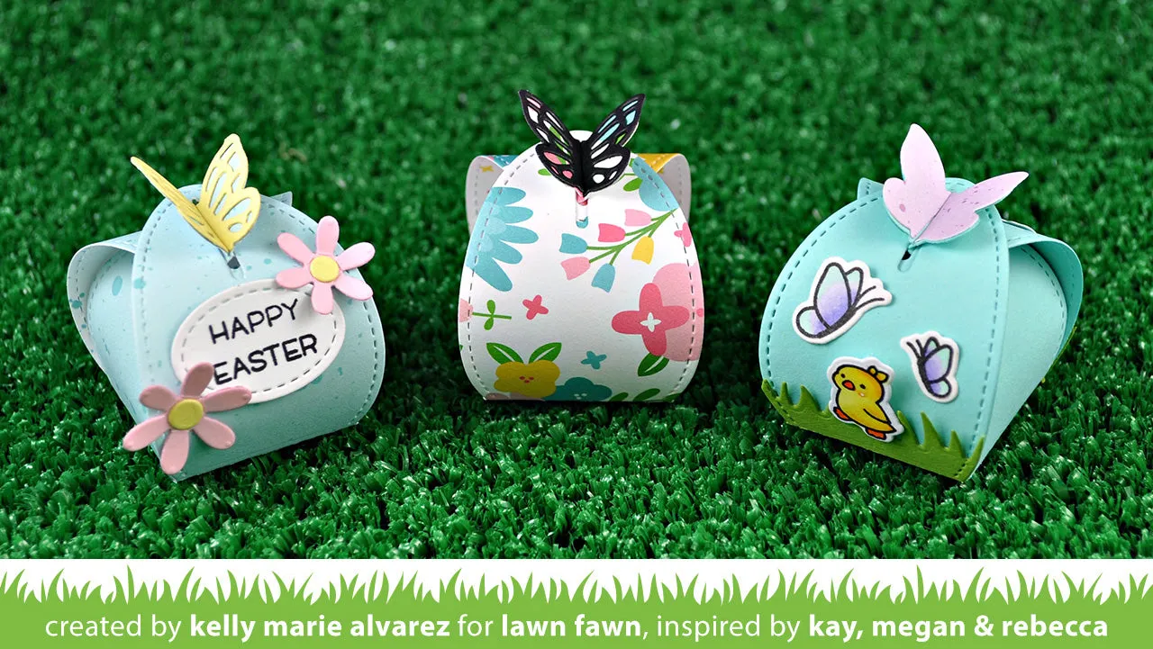 Lawn Fawn Butterfly Treat Box Stanzschablonen Box