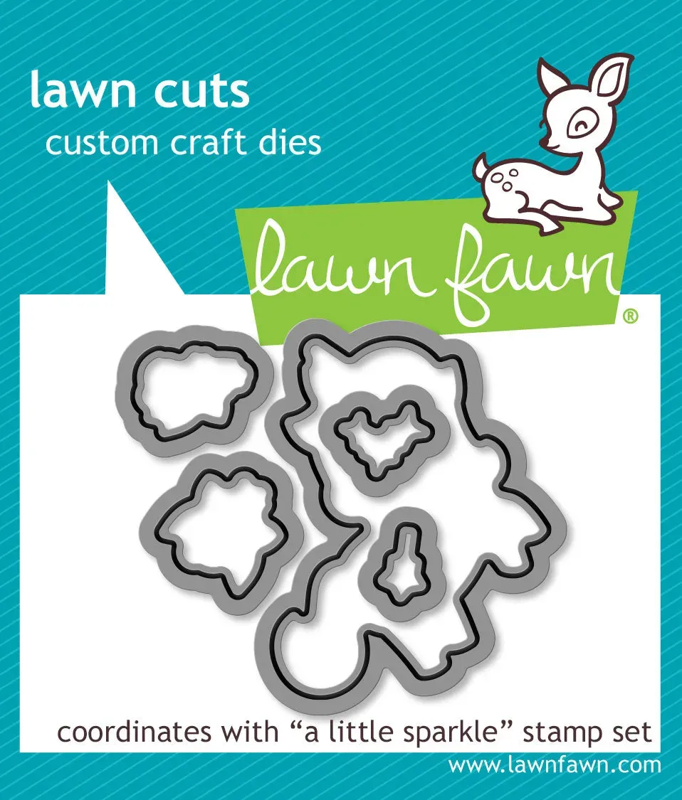 Lawn Fawn A Little Sparkle Lawn Cuts Stanzen Sterne mini