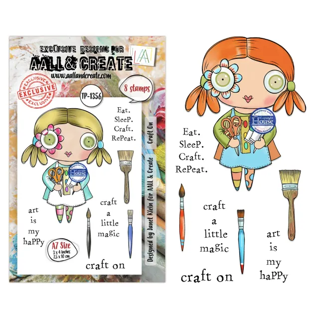 AALL and Create TP-1356 Craft On Stempelset A7 Sprüche