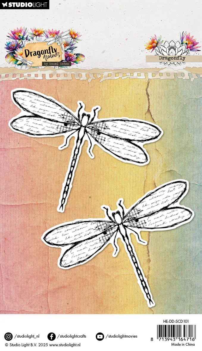 Hazel Eaton Dragonfly Dreams Dragonfly Stempel & Stanze