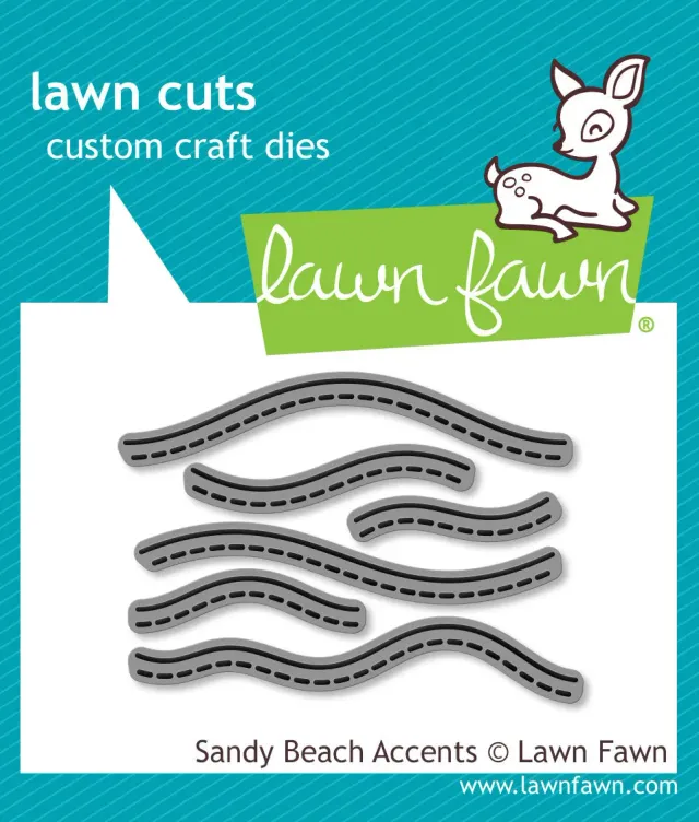 Lawn Fawn Lawn Cuts Sandy Beach Accents Stanzschablonen Strand