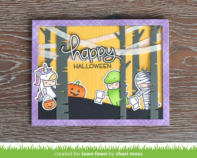 Lawn Fawn Costume Party Clear Stamps Halloween