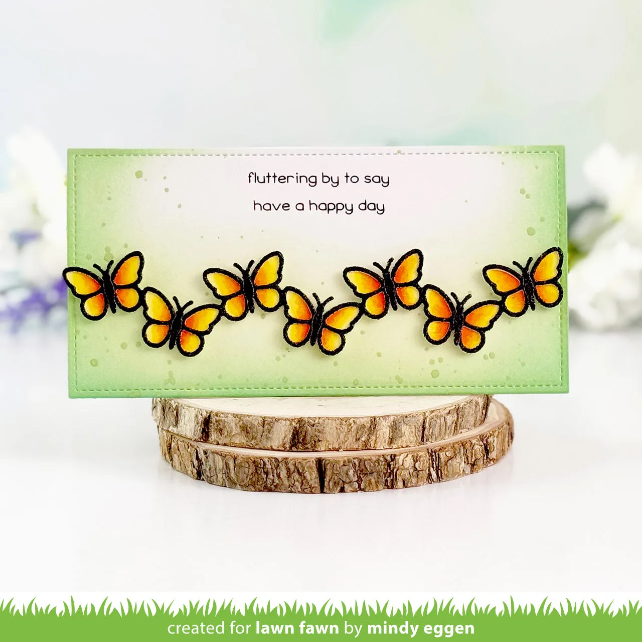 Lawn Fawn Butterfly Border Stanze 5-teilig Schmetterlinge