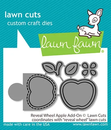 Lawn Fawn Reveal Wheel Apple Add-On Stanzschablonen Apfel