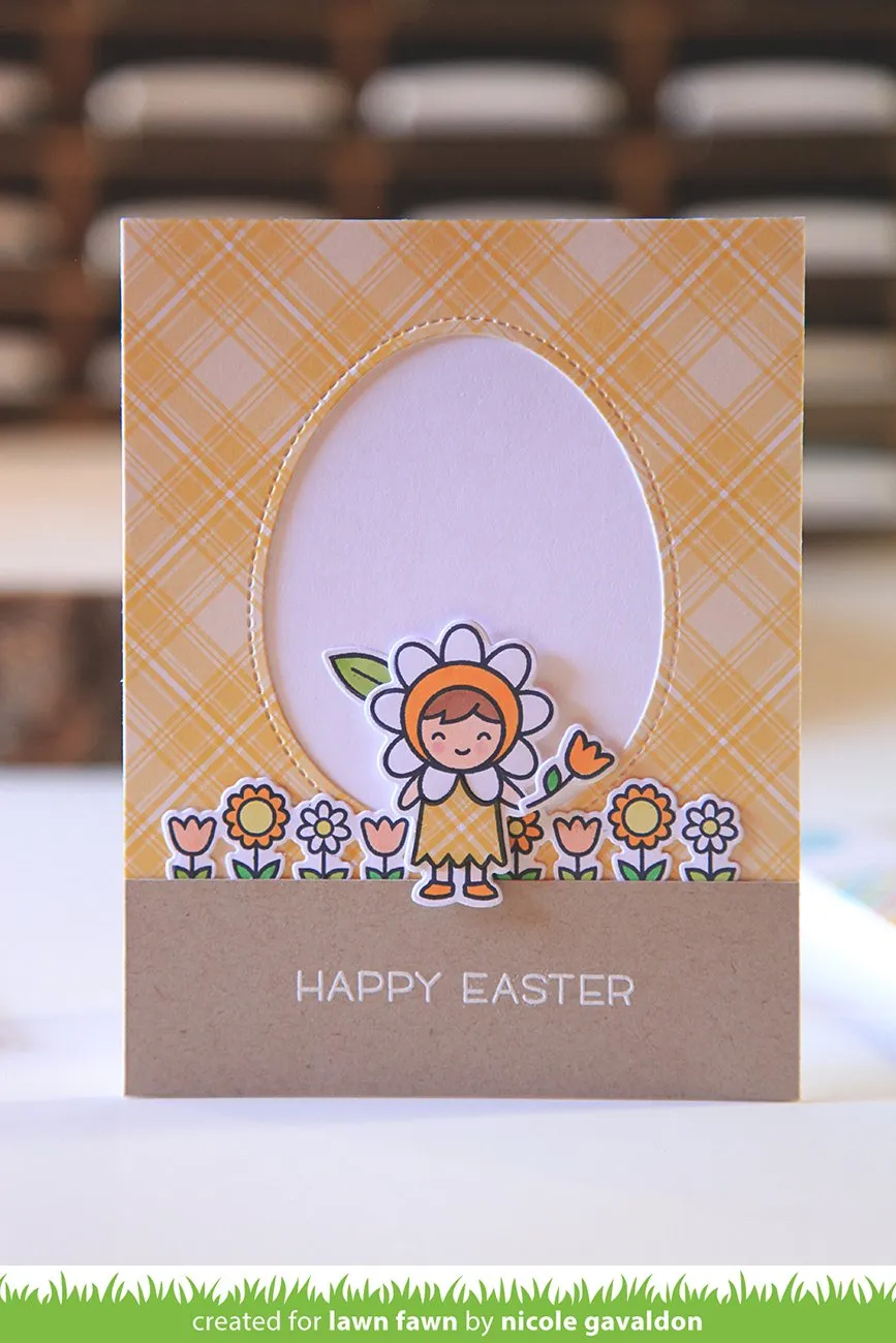 Lawn Fawn Outside In Easter Egg LF1627 Stanzschablonen 4 Eier