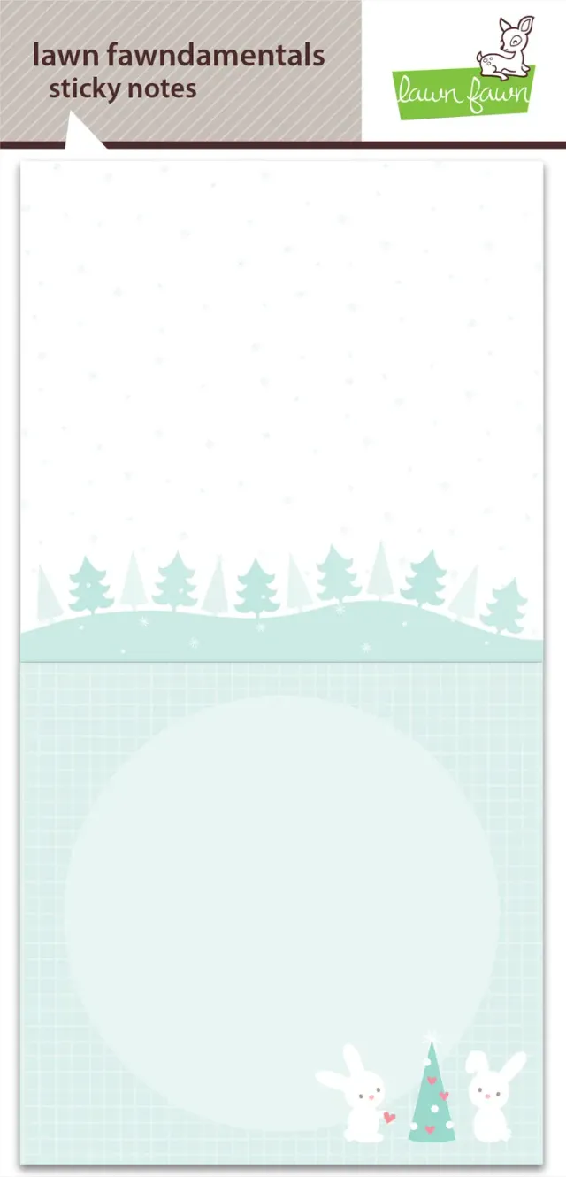 Lawn Fawn Let It Snow Haftnotizen 2x50 Blatt