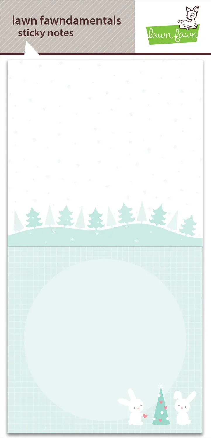 Lawn Fawn Let It Snow Haftnotizen 2x50 Blatt