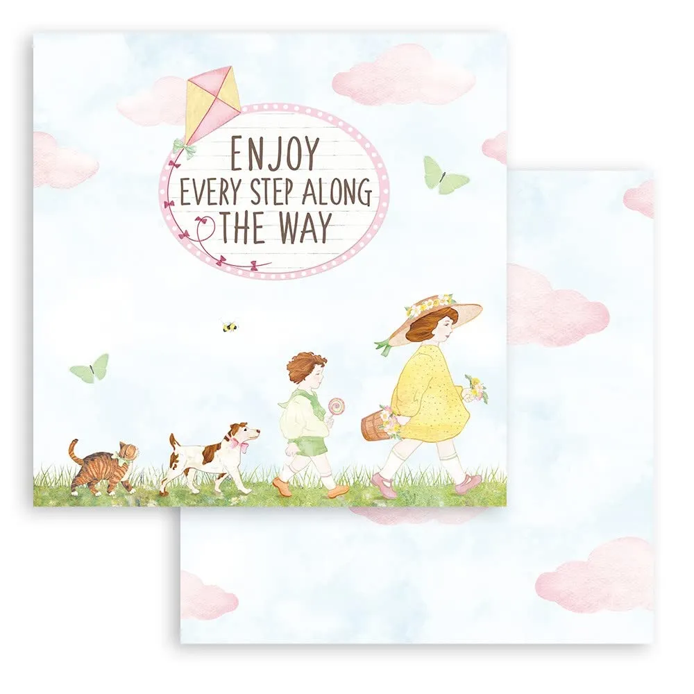 Stamperia DayDream Scrapbookpapier 20,3cm 10 Bogen