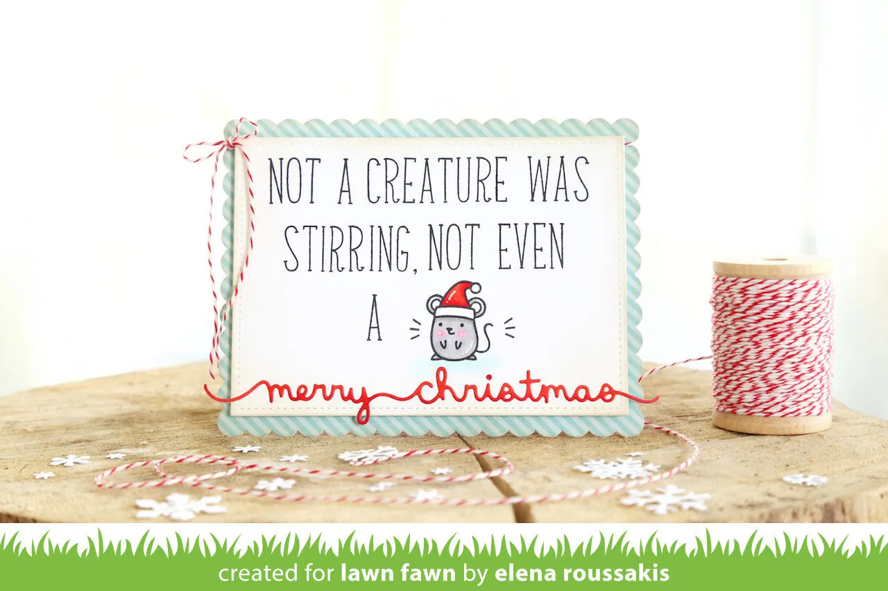 Lawn Fawn Merry Christmas Border Stanzschablone 14,6 cm