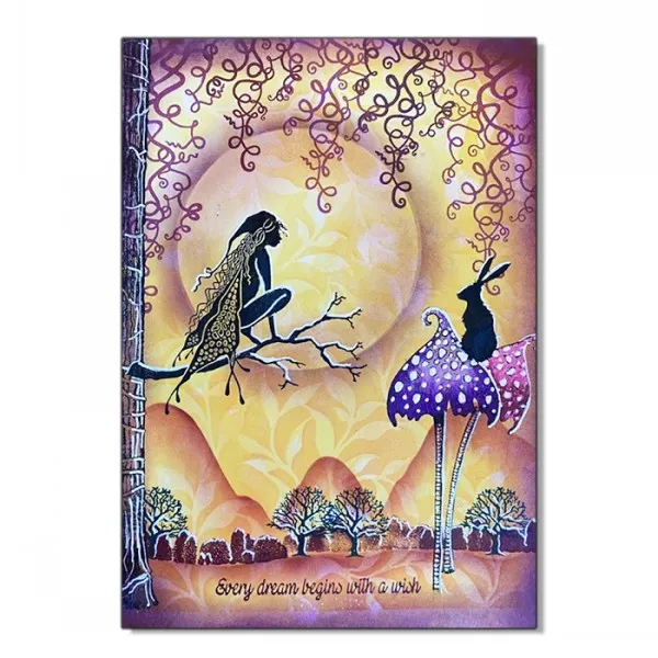 Lavinia-Stamps Tree Scene Stempel Photopolymer Baummotiv