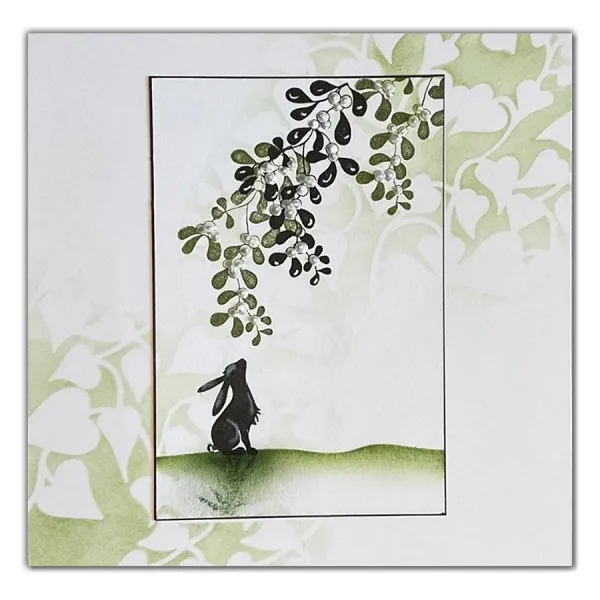 Lavinia-Stamps Mistletoe Stempel Mistelzweig klar