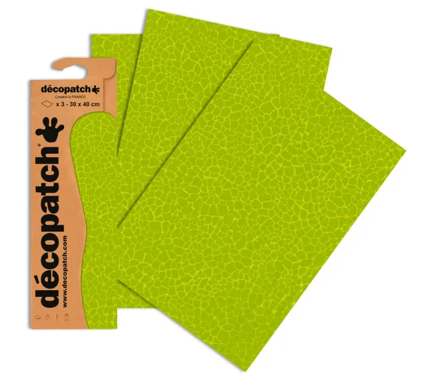 décopatch C531O Papier No.531 Giraffe grün 3 Bögen