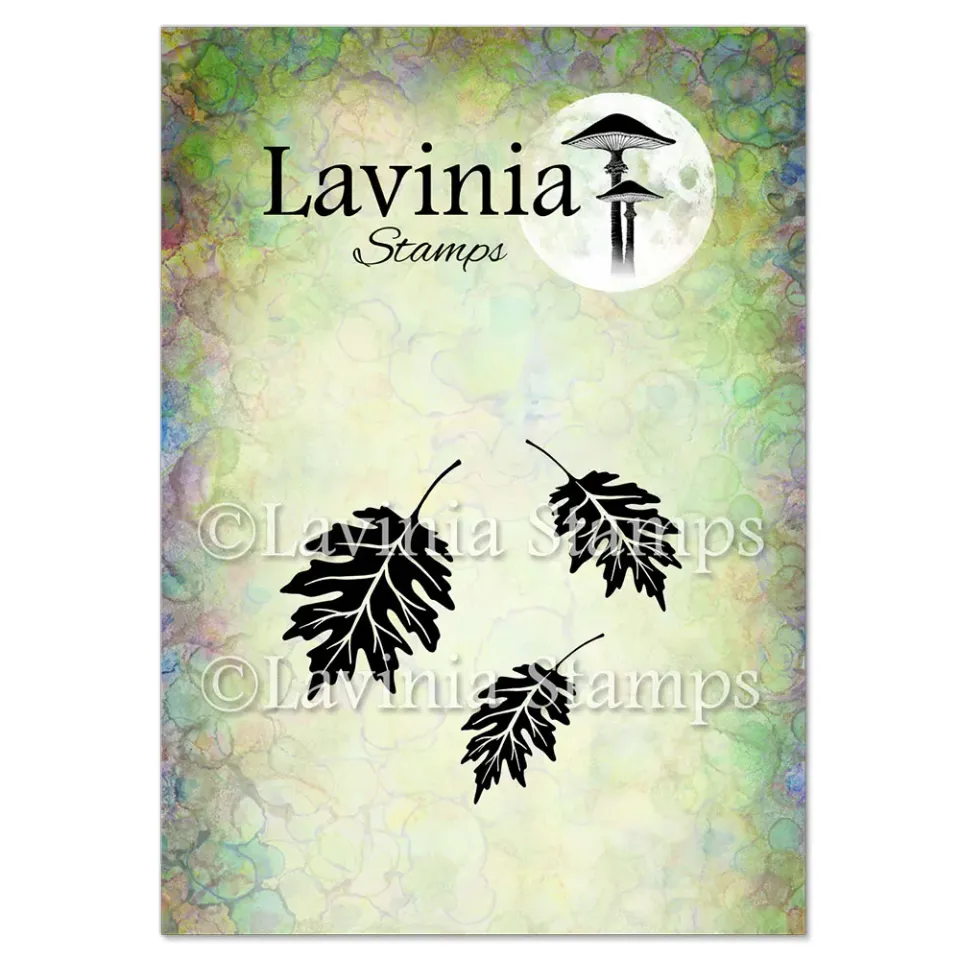 Lavinia Stamps Red Oak Leaf Stempel Eichenblatt Photopolymer