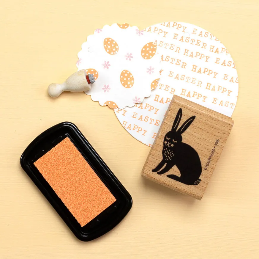 Perlenfischer Aprikose Mini Stempelkissen Pigment säurefrei