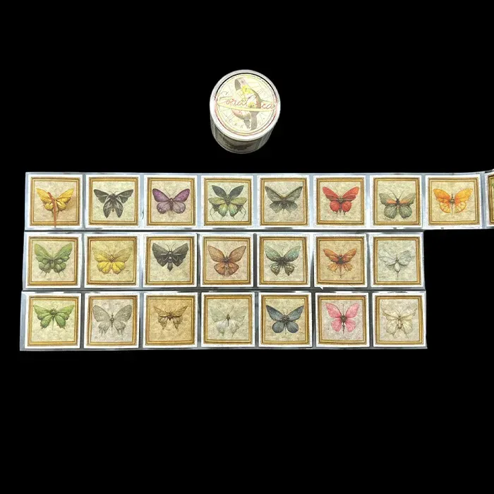 Lavinia Stamps Butterflies Frame Stickerrolle Rahmen