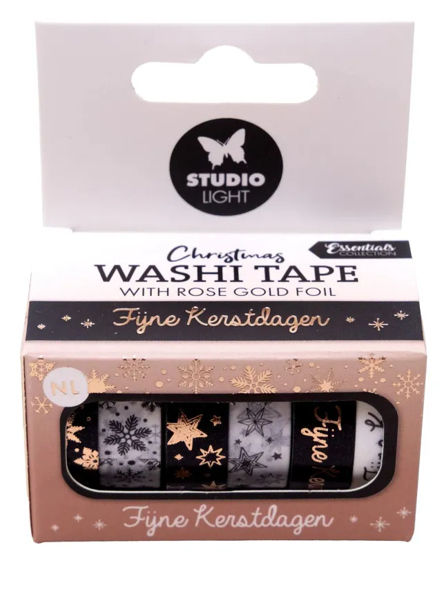 StudioLight Essentials Washi Tape Black White Rose Gold
