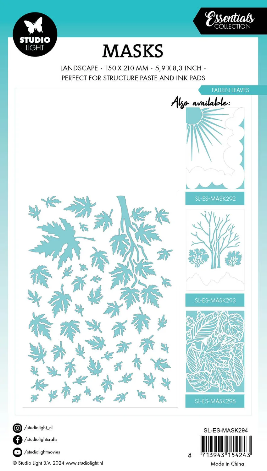 StudioLight Essentials Sunshine Schablone 15x21cm