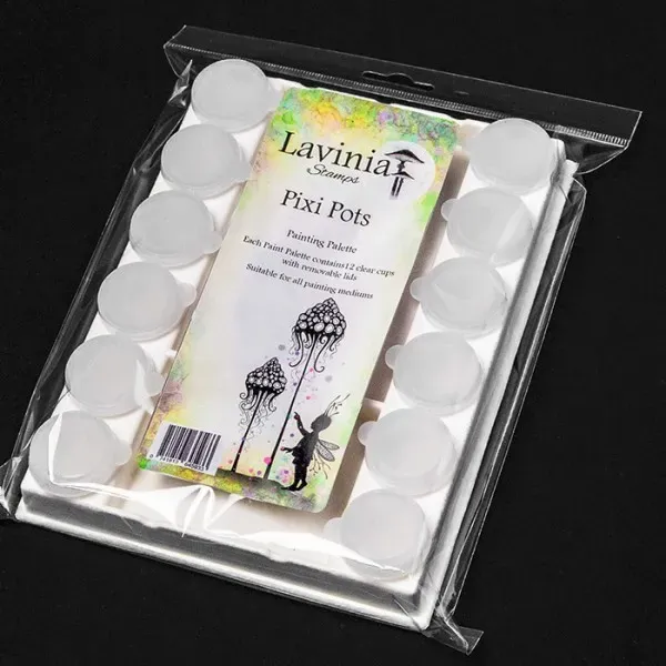 Lavinia-Stamps Pixie Pots Malpalette mit 12 Töpfchen