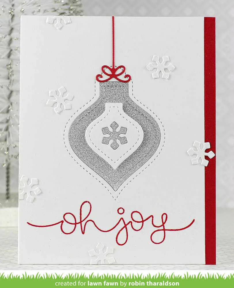 Lawn Fawn Winter Big Scripty Words Stempel 2 Motive