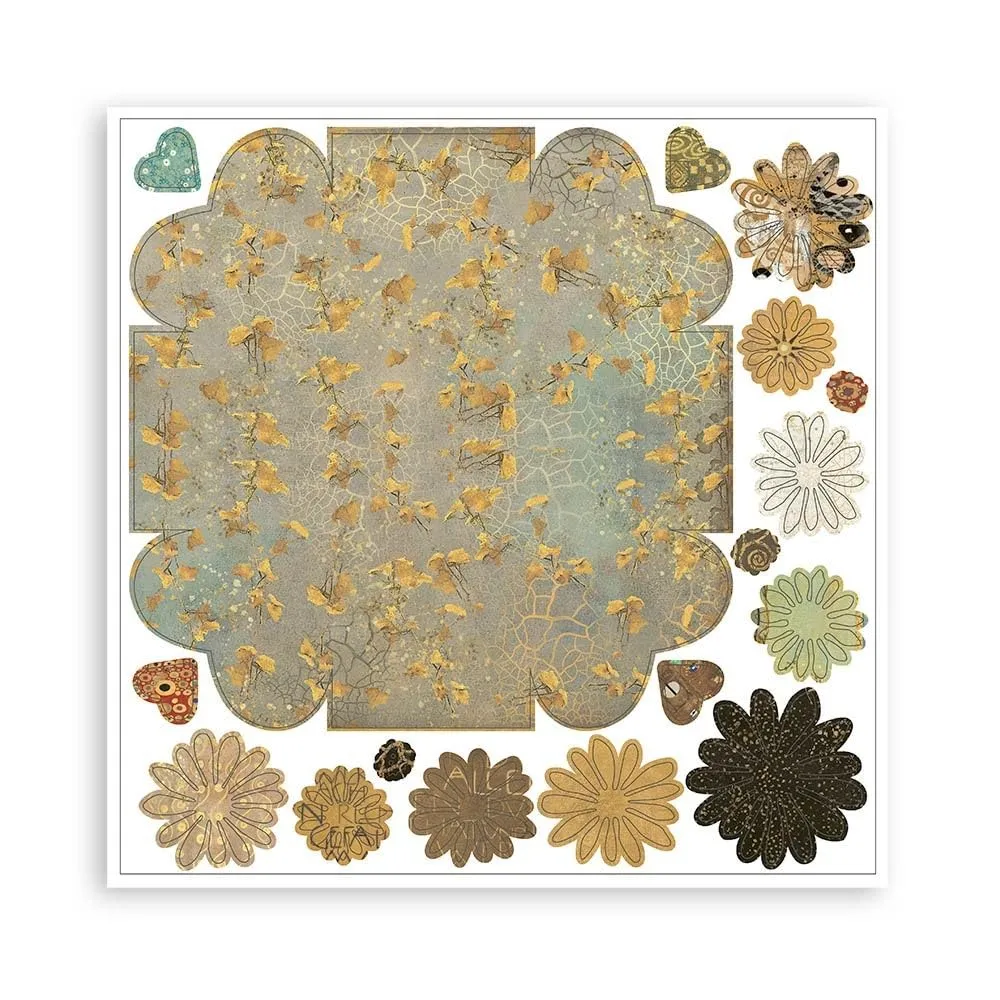 Stamperia Klimt SBPOP07 3D Papier Kit 10x15 cm